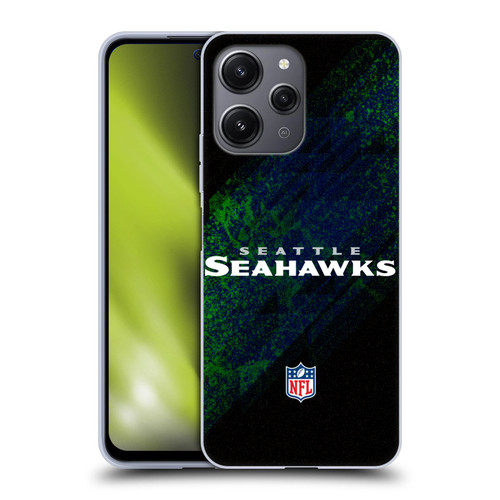 NFL Seattle Seahawks Logo Blur Soft Gel Case for Xiaomi Redmi 12