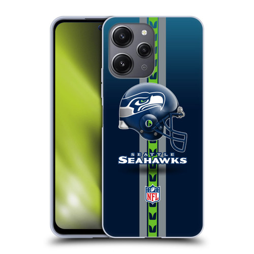 NFL Seattle Seahawks Logo Helmet Soft Gel Case for Xiaomi Redmi 12