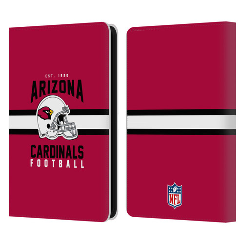NFL Arizona Cardinals Graphics Helmet Typography Leather Book Wallet Case Cover For Amazon Kindle 11th Gen 6in 2022