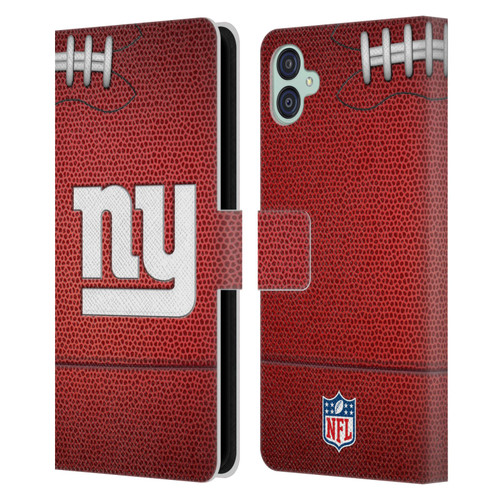 NFL New York Giants Graphics Football Leather Book Wallet Case Cover For Samsung Galaxy M04 5G / A04e