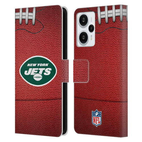 NFL New York Jets Graphics Football Leather Book Wallet Case Cover For Xiaomi Redmi Note 12T