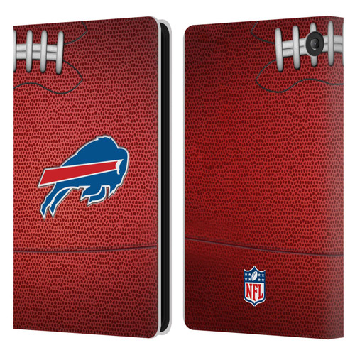 NFL Buffalo Bills Graphics Football Leather Book Wallet Case Cover For Amazon Fire 7 2022