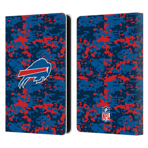 NFL Buffalo Bills Graphics Digital Camouflage Leather Book Wallet Case Cover For Amazon Kindle Paperwhite 5 (2021)