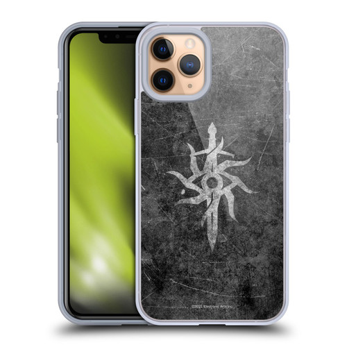 EA Bioware Dragon Age Inquisition Graphics Distressed Symbol Soft Gel Case for Apple iPhone 11 Pro