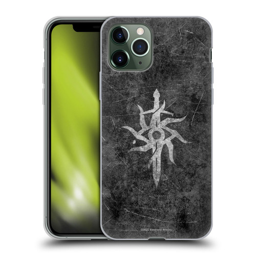 EA Bioware Dragon Age Inquisition Graphics Distressed Symbol Soft Gel Case for Apple iPhone 11 Pro