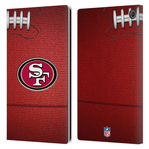 NFL San Francisco 49ers Graphics Football Leather Book Wallet Case Cover For Amazon Fire Max 11 2023
