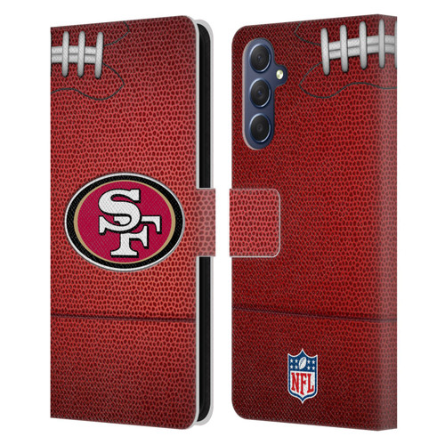 NFL San Francisco 49ers Graphics Football Leather Book Wallet Case Cover For Samsung Galaxy M54 5G