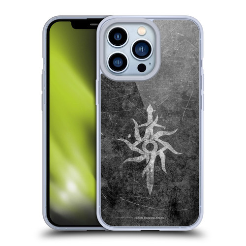 EA Bioware Dragon Age Inquisition Graphics Distressed Symbol Soft Gel Case for Apple iPhone 13 Pro