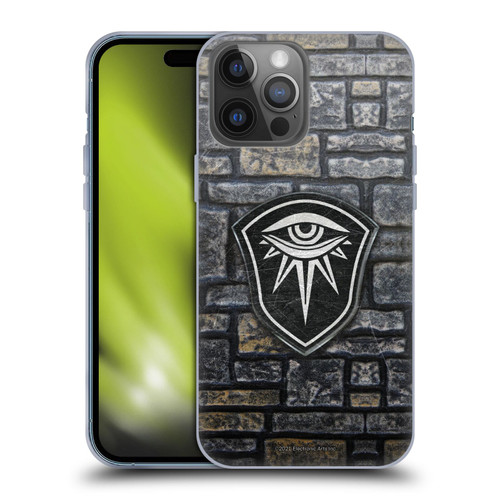 EA Bioware Dragon Age Inquisition Graphics Distressed Crest Soft Gel Case for Apple iPhone 14 Pro Max