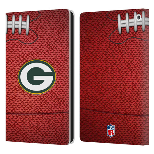 NFL Green Bay Packers Graphics Football Leather Book Wallet Case Cover For Amazon Fire HD 8/Fire HD 8 Plus 2020