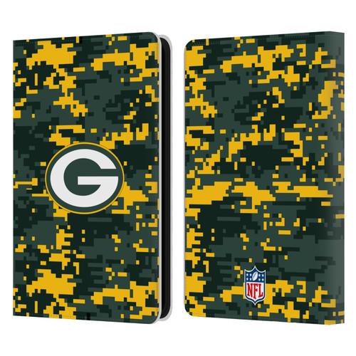 NFL Green Bay Packers Graphics Digital Camouflage Leather Book Wallet Case Cover For Amazon Kindle 11th Gen 6in 2022