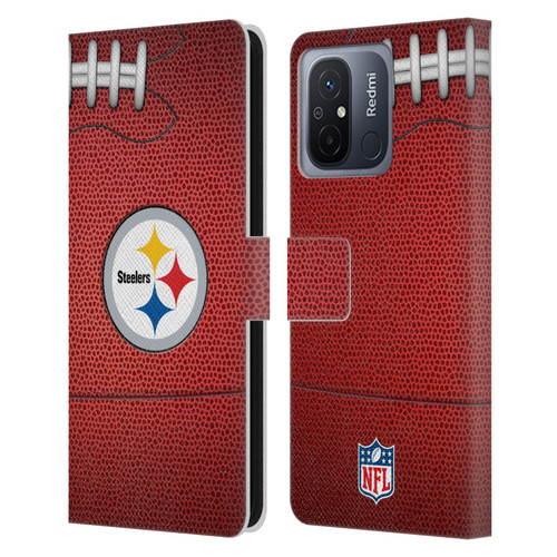 NFL Pittsburgh Steelers Graphics Football Leather Book Wallet Case Cover For Xiaomi Redmi 12C