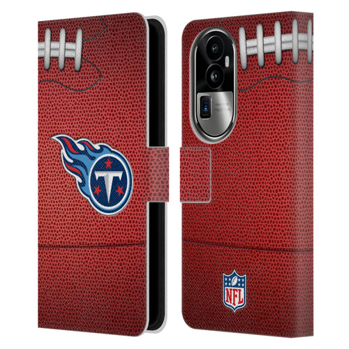 NFL Tennessee Titans Graphics Football Leather Book Wallet Case Cover For OPPO Reno10 Pro+