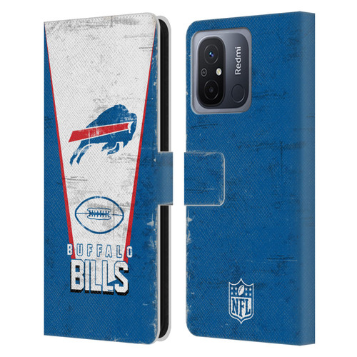 NFL Buffalo Bills Logo Art Banner Leather Book Wallet Case Cover For Xiaomi Redmi 12C
