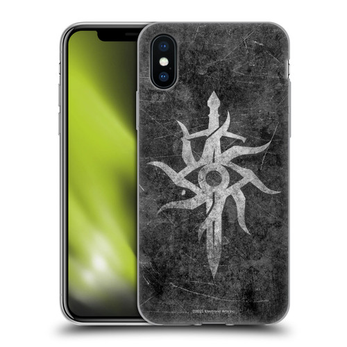 EA Bioware Dragon Age Inquisition Graphics Distressed Symbol Soft Gel Case for Apple iPhone X / iPhone XS