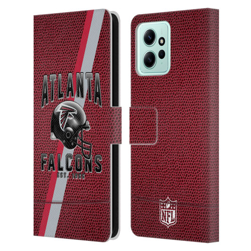 NFL Atlanta Falcons Logo Art Football Stripes Leather Book Wallet Case Cover For Xiaomi Redmi 12
