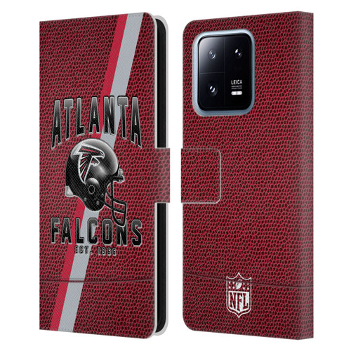 NFL Atlanta Falcons Logo Art Football Stripes Leather Book Wallet Case Cover For Xiaomi 13 Pro 5G