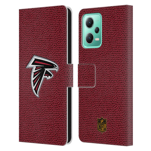 NFL Atlanta Falcons Logo Football Leather Book Wallet Case Cover For Xiaomi Redmi Note 12 5G
