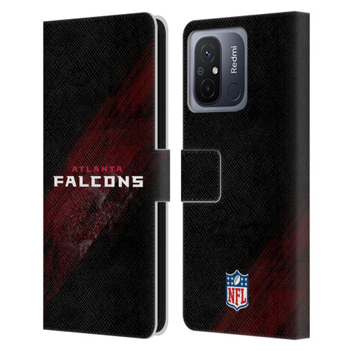 NFL Atlanta Falcons Logo Blur Leather Book Wallet Case Cover For Xiaomi Redmi 12C