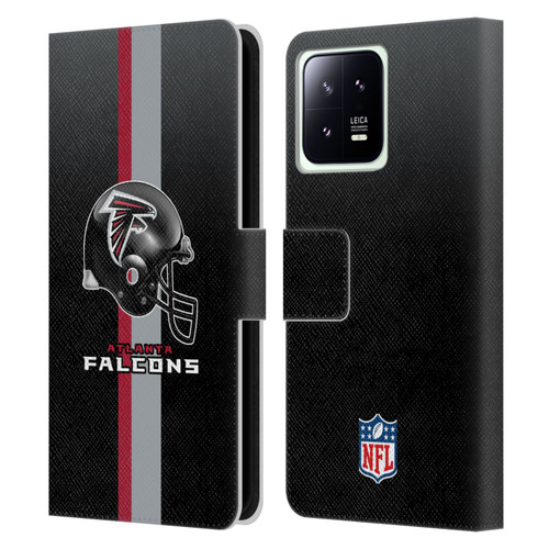 NFL Atlanta Falcons Logo Helmet Leather Book Wallet Case Cover For Xiaomi 13 5G