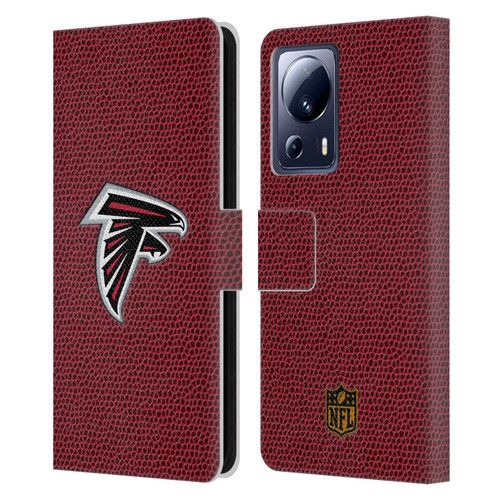NFL Atlanta Falcons Logo Football Leather Book Wallet Case Cover For Xiaomi 13 Lite 5G