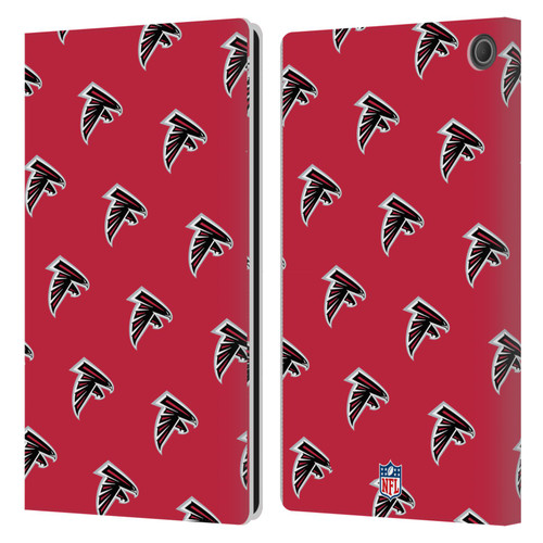 NFL Atlanta Falcons Artwork Patterns Leather Book Wallet Case Cover For Amazon Fire Max 11 2023