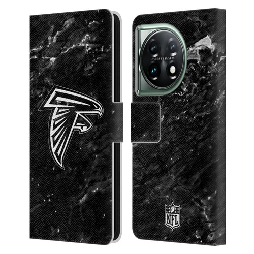 NFL Atlanta Falcons Artwork Marble Leather Book Wallet Case Cover For OnePlus 11 5G