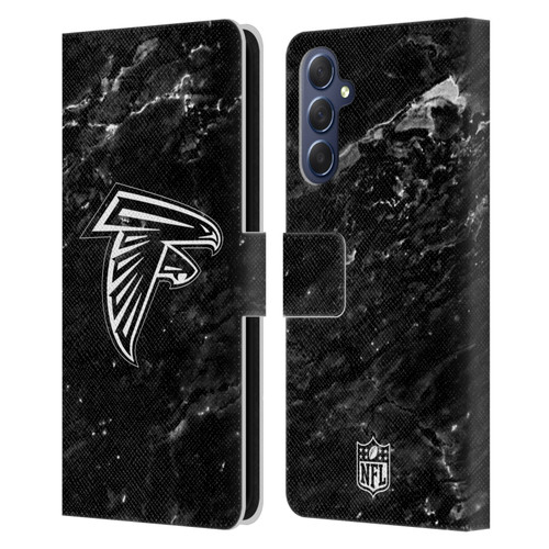 NFL Atlanta Falcons Artwork Marble Leather Book Wallet Case Cover For Samsung Galaxy M54 5G