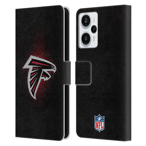 NFL Atlanta Falcons Artwork LED Leather Book Wallet Case Cover For Xiaomi Redmi Note 12T
