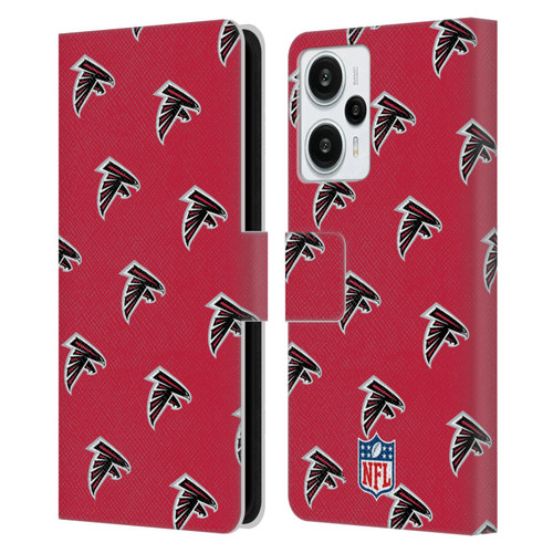 NFL Atlanta Falcons Artwork Patterns Leather Book Wallet Case Cover For Xiaomi Redmi Note 12T