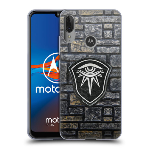 EA Bioware Dragon Age Inquisition Graphics Distressed Crest Soft Gel Case for Motorola Moto E6 Plus