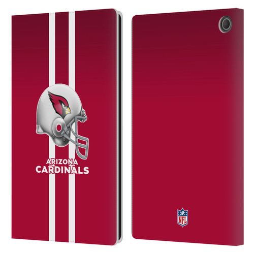 NFL Arizona Cardinals Logo Helmet Leather Book Wallet Case Cover For Amazon Fire Max 11 2023