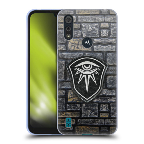 EA Bioware Dragon Age Inquisition Graphics Distressed Crest Soft Gel Case for Motorola Moto E6s (2020)