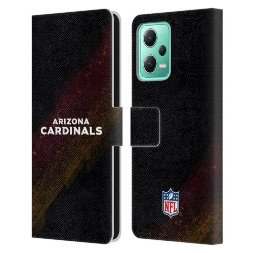 NFL Arizona Cardinals Logo Blur Leather Book Wallet Case Cover For Xiaomi Redmi Note 12 5G