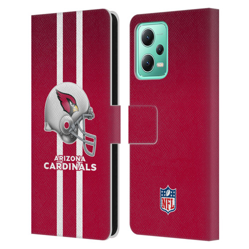 NFL Arizona Cardinals Logo Helmet Leather Book Wallet Case Cover For Xiaomi Redmi Note 12 5G