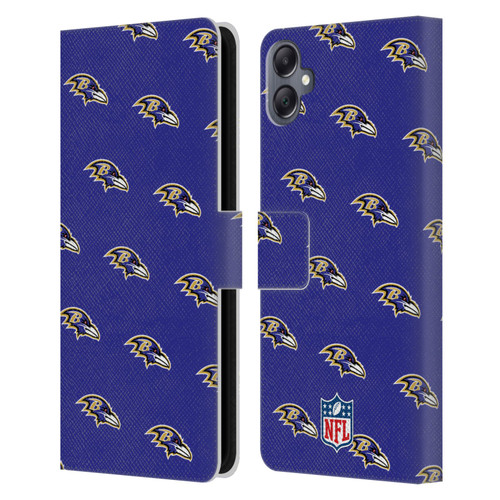 NFL Baltimore Ravens Artwork Patterns Leather Book Wallet Case Cover For Samsung Galaxy A05