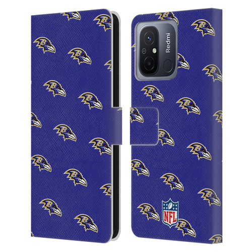NFL Baltimore Ravens Artwork Patterns Leather Book Wallet Case Cover For Xiaomi Redmi 12C
