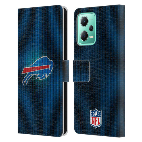 NFL Buffalo Bills Artwork LED Leather Book Wallet Case Cover For Xiaomi Redmi Note 12 5G