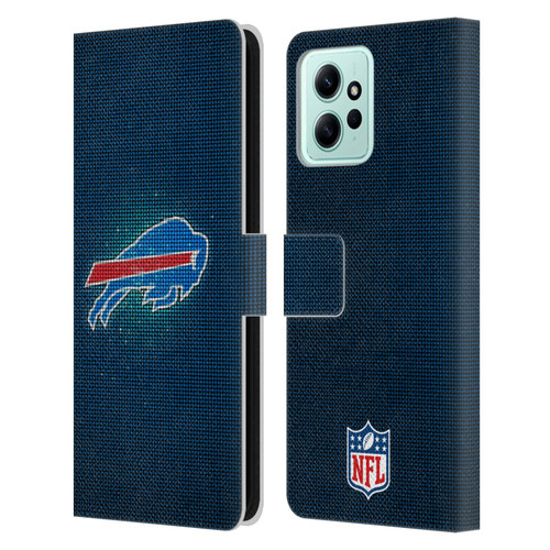 NFL Buffalo Bills Artwork LED Leather Book Wallet Case Cover For Xiaomi Redmi 12