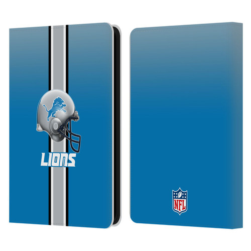 NFL Detroit Lions Logo Helmet Leather Book Wallet Case Cover For Amazon Kindle 11th Gen 6in 2022