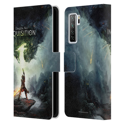 EA Bioware Dragon Age Inquisition Graphics Key Art 2014 Leather Book Wallet Case Cover For Huawei Nova 7 SE/P40 Lite 5G