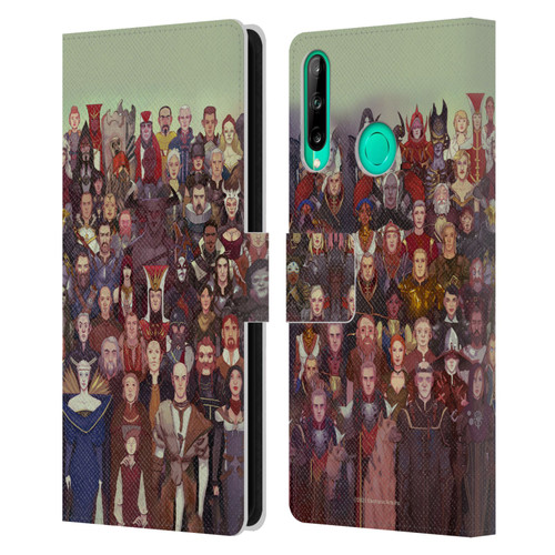 EA Bioware Dragon Age Inquisition Graphics Cast Of Thousands Leather Book Wallet Case Cover For Huawei P40 lite E