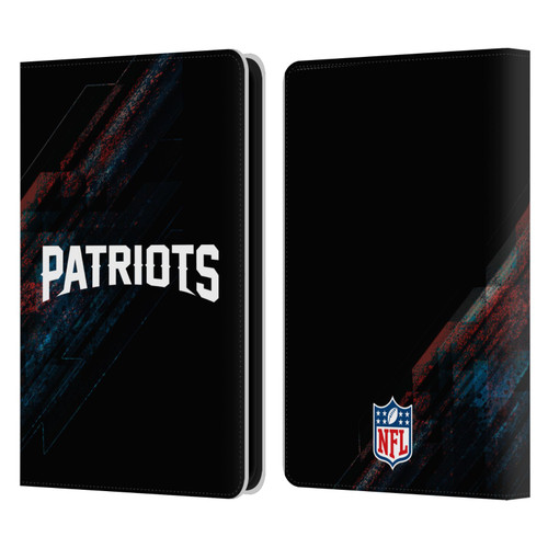 NFL New England Patriots Logo Blur Leather Book Wallet Case Cover For Amazon Kindle 11th Gen 6in 2022