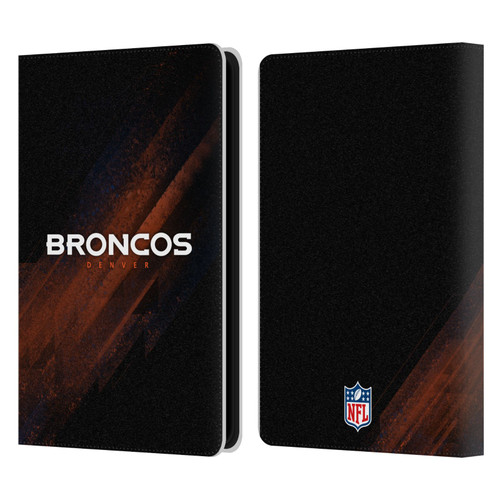 NFL Denver Broncos Logo Blur Leather Book Wallet Case Cover For Amazon Kindle Paperwhite 5 (2021)