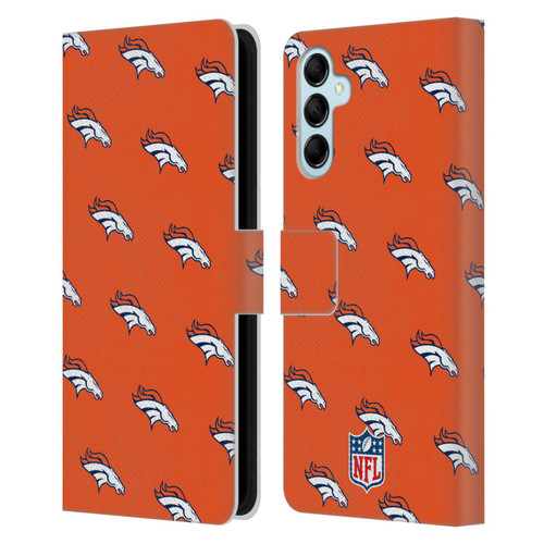 NFL Denver Broncos Artwork Patterns Leather Book Wallet Case Cover For Samsung Galaxy M14 5G
