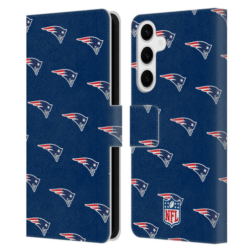 NFL New England Patriots Artwork Patterns Leather Book Wallet Case Cover For Samsung Galaxy S24+ 5G NFL New England Patriots Artwork Patterns Leather Book Wallet Case Cover For Samsung Galaxy S24+ 5G
