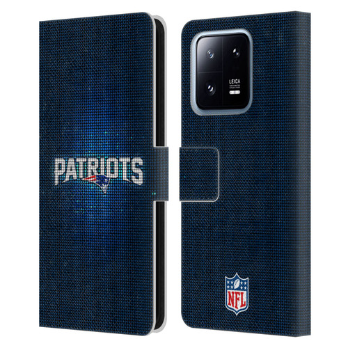 NFL New England Patriots Artwork LED Leather Book Wallet Case Cover For Xiaomi 13 Pro 5G