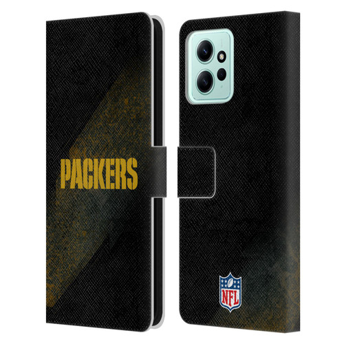 NFL Green Bay Packers Logo Blur Leather Book Wallet Case Cover For Xiaomi Redmi 12
