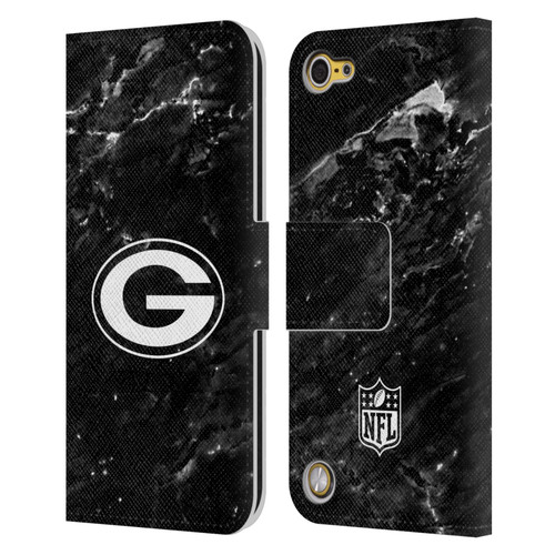 NFL Green Bay Packers Artwork Marble Leather Book Wallet Case Cover For Apple iPod Touch 5G 5th Gen