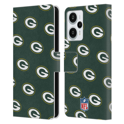 NFL Green Bay Packers Artwork Patterns Leather Book Wallet Case Cover For Xiaomi Redmi Note 12T